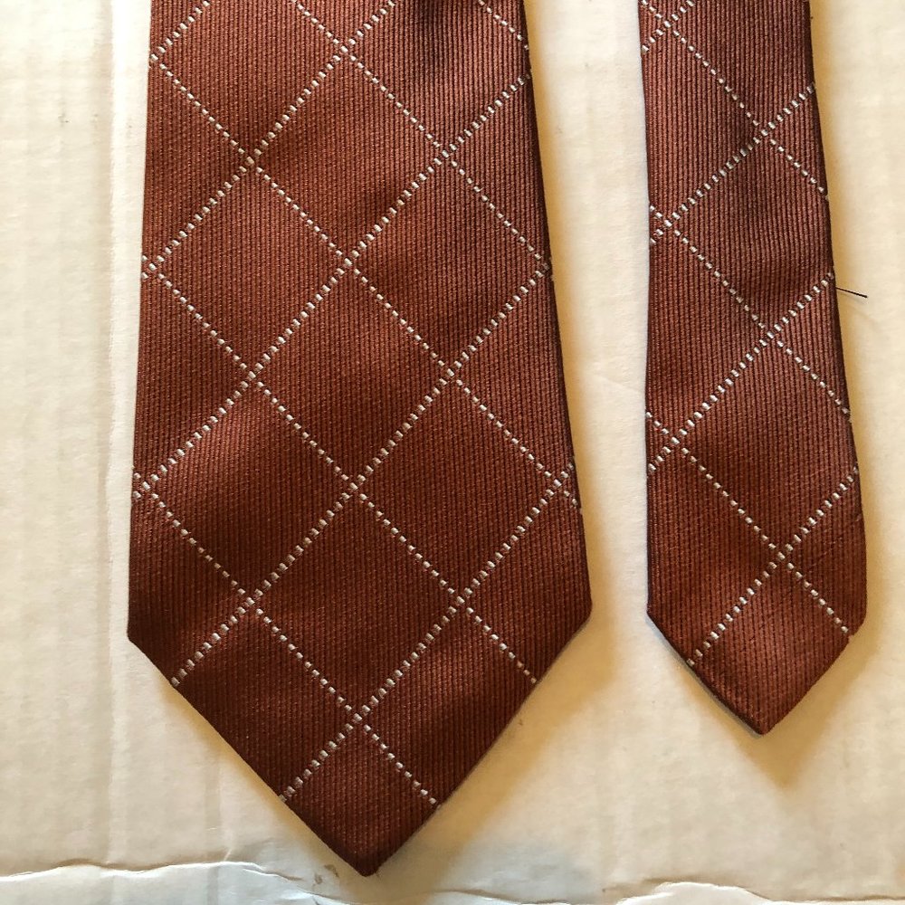 Oxxford Pattern Silk Tie - Made in Italy